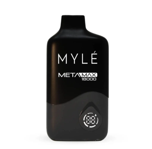 Myli Meta Max 18000 vape device, not with tobacco.