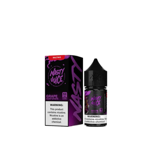 Nasty flavor grape salt nicotine NASTY JUICE ASAP...