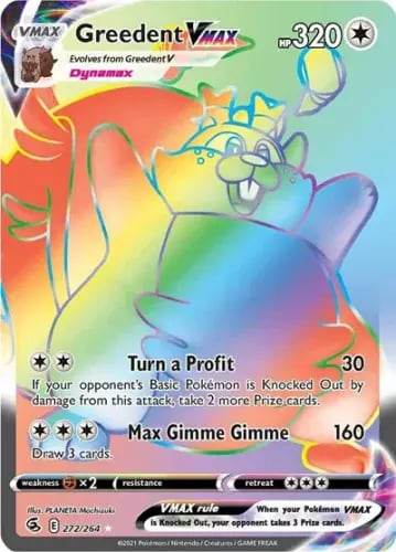 Greedent VMAX (Secret) 272/264