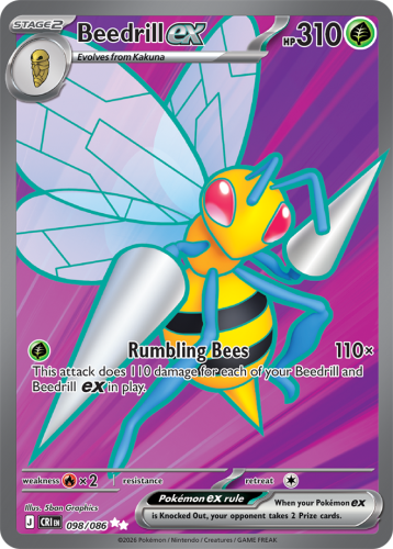Beedrill ex 098/086