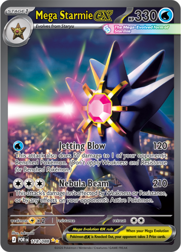 Mega Starmie ex 118/088