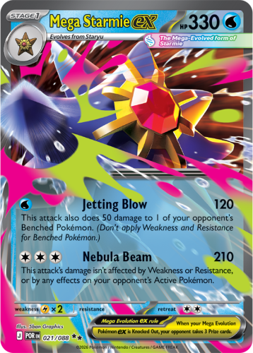 Mega Starmie ex 021/088