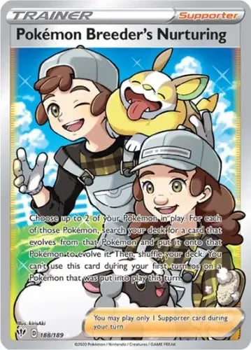 Pokemon Breeder's Nurturing (Full Art) 188/189