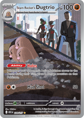 Team Rocket's Dugtrio 239/217