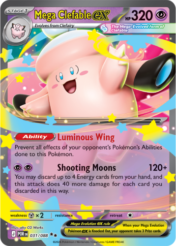 Mega Clefable ex 031/088