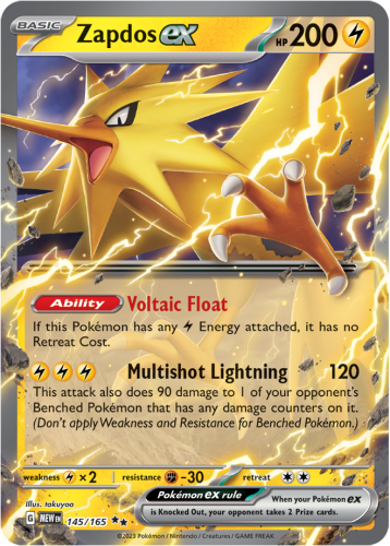 Zapdos ex 145/165
