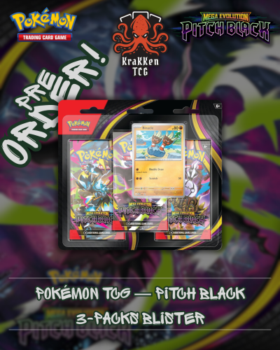 Mega Evolution—Pitch Black 3-packs Blister