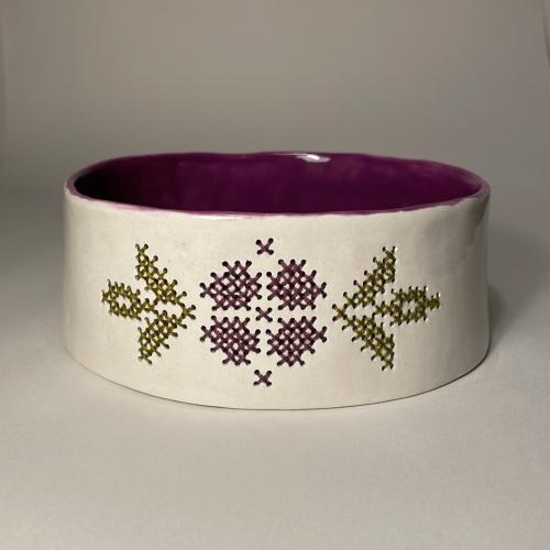 Floral Serving Bowl