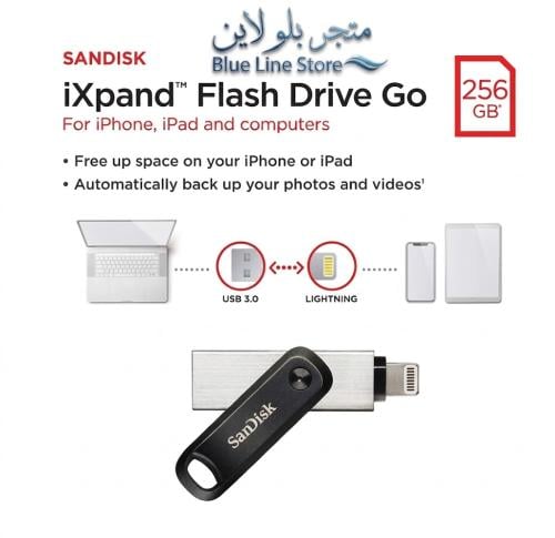 Sandisk iXpand Flash Drive Go, 256 GB Online at Best Price | Lulu KSA‏@