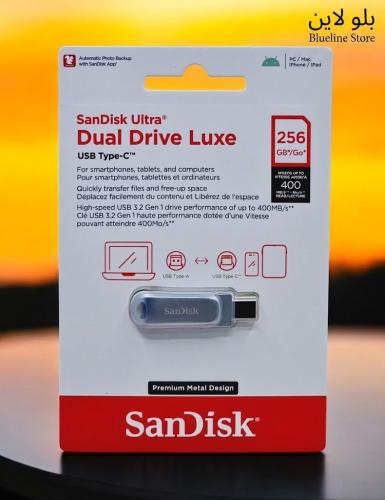 SanDisk Ultra Dual DriveGo 256GB USB Type C Flash SDDDC3-256G@