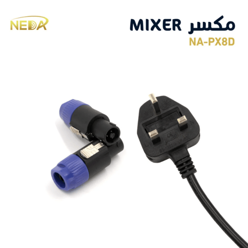 جهاز مكسر صوت 8 قنوات 800 وات بلوتوث وتسجيل مباشر...