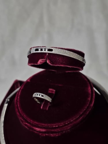 طقم تشوكر مسيكا تصميم الالماس