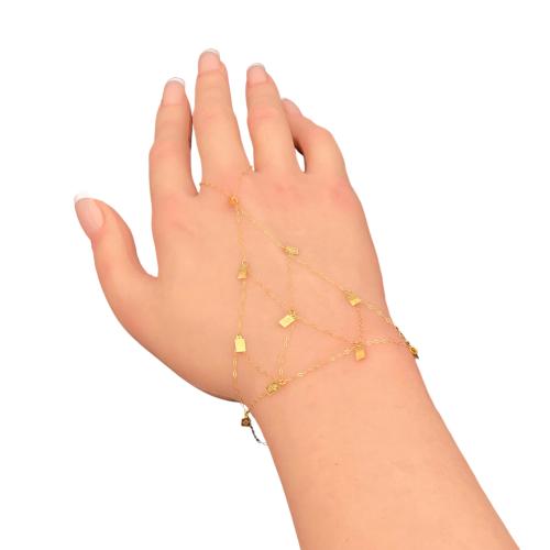 Gold bracelet, 21 karat, weight 0.82 grams