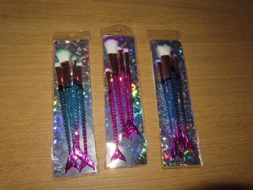 Makeup brush set Mermaid