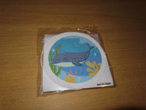 Crystal plaque with a maritime theme