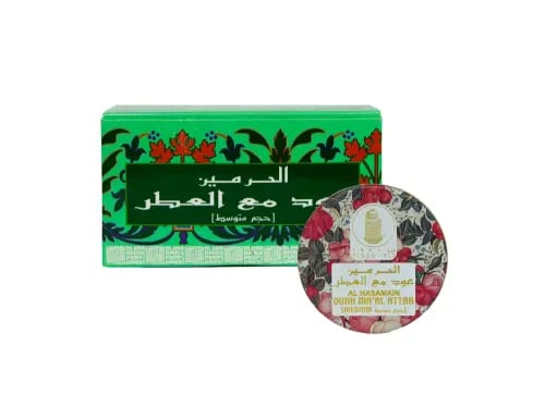 الحرمين عود مع العطر 40 جرام الحجم الوسط
