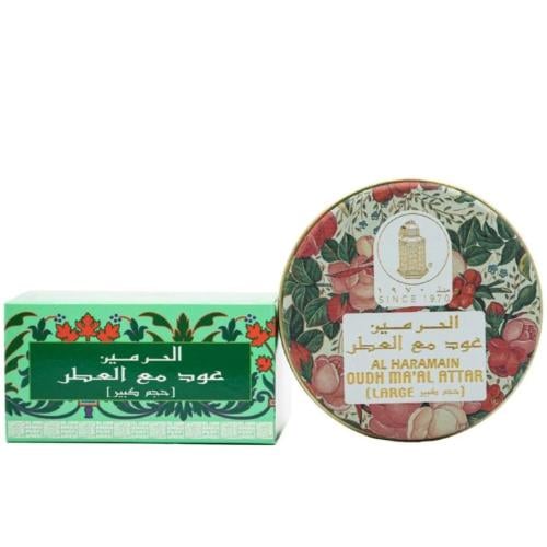 الحرمين عود مع العطر 50 جرام الحجم الكبير