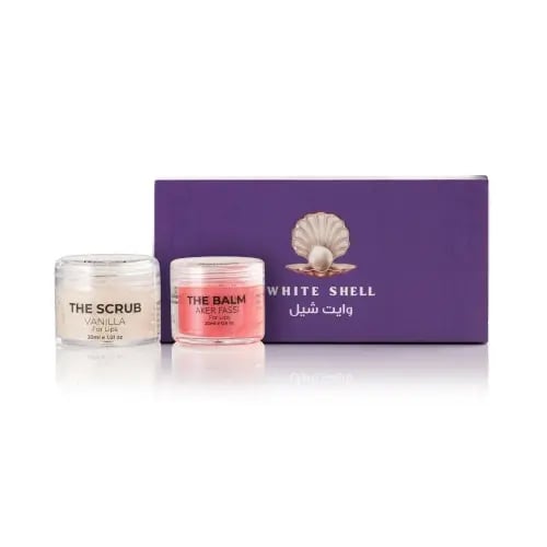 مقشر ومرطب شفاه بالفانيلا من وايت شل