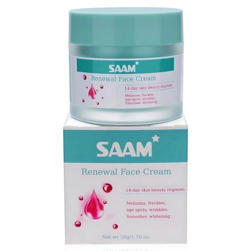 Moisturizing and renewing cream for facial skin - Sam