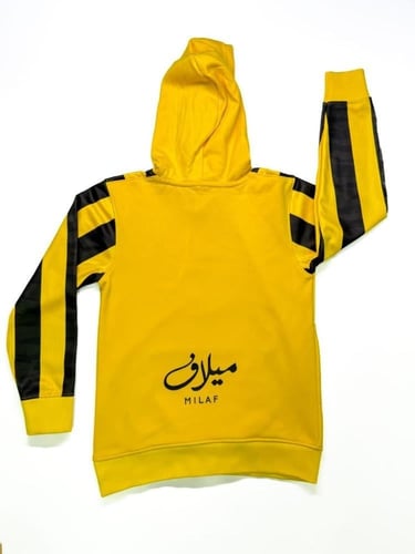 : بلوفر نادي الاتحاد الشتوي المبطن بالفرو - سويت ش...