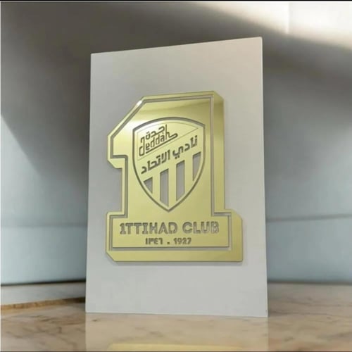 لوحة جدارية بشعار نادي الأتحاد