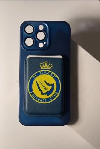 محفظة جوال بشعارات الأندية – تصميم حسب اختيارك