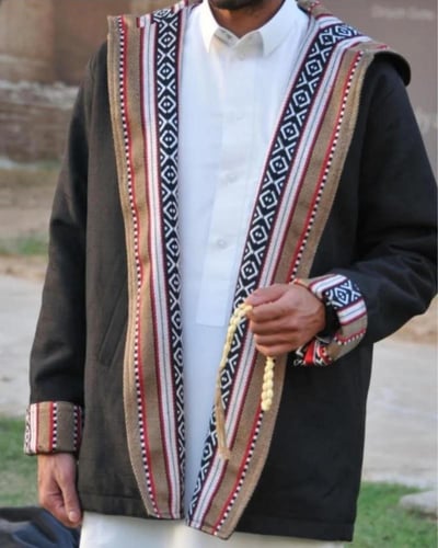 جاكيت تراثي فاخر قماش السدو – ثلاث ألوان أسود / أب...