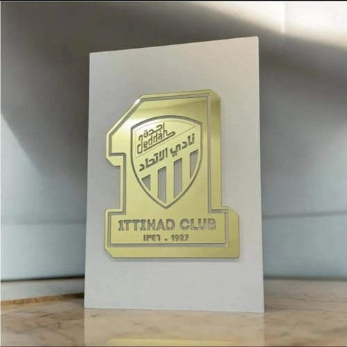 لوحة جدارية بشعار نادي الأتحاد