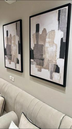 لوحة جدارية فن تجريدي مودرن