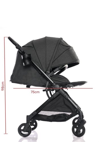 عربة طفل اتجاهين ( كفرات تدور 360 درجة )