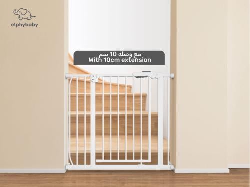 وصلة تمديد لبوابة الأمان للأطفال لون أبيض 10 سم