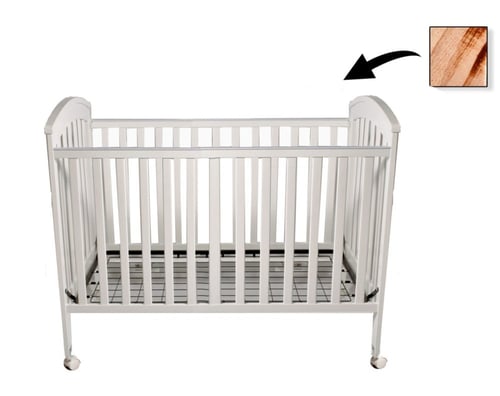 سرير طفل خشبي ( خشب الصنوبري الصلب ) مقاسات متعددة