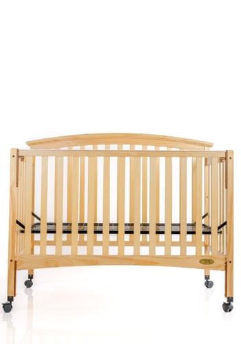 سرير طفل خشبي ( خشب الصنوبري الصلب ) مقاسات متعددة