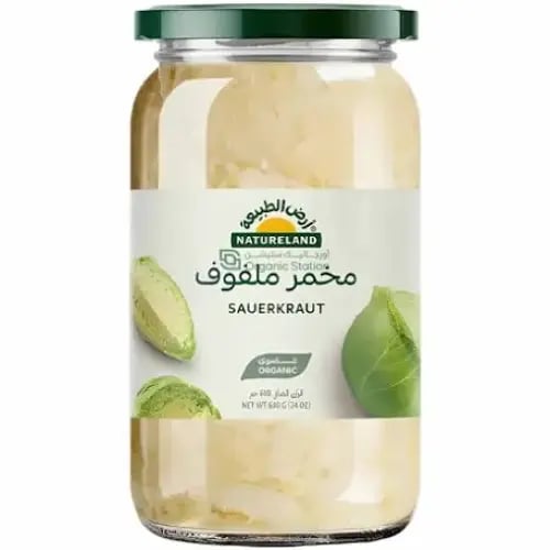 مخمر الملفوف الطبيعي عضوي