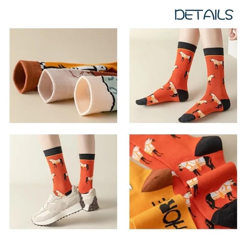 شراب فروسية باللون البرتقالي (فري سايز)