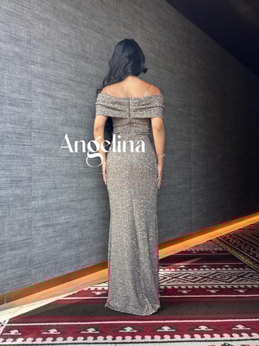 فستان سهرة جلكسي ترتر