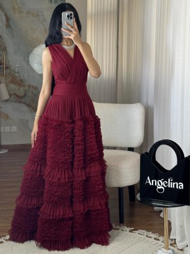 فستان تل راقي