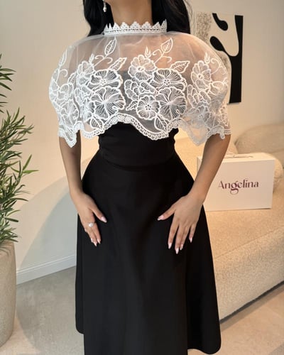 فستان قصير اسود G200