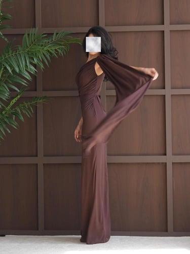 فستان نعومي موكا