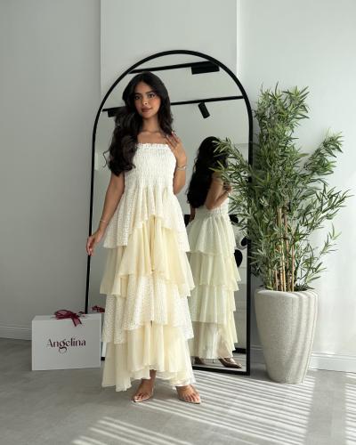 فستان سكري طبقات G124