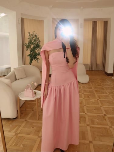 فستان غزل لحمي