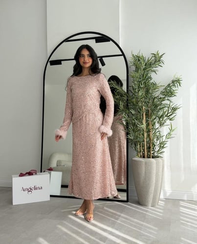 طقم لحمي ممزوج بالترتر G126