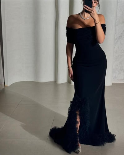 فستان ميسان اسود