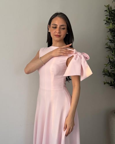 فستان بيبي بينك ميد G204