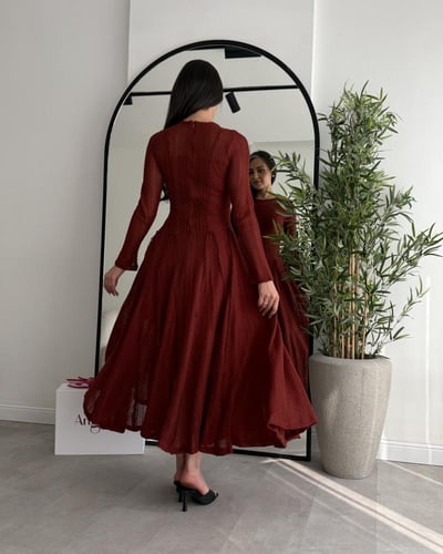 فستان طوبي ناعم G212