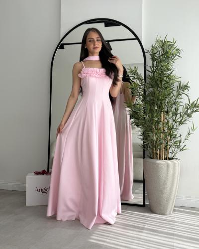 فستان طويل ناعم G216