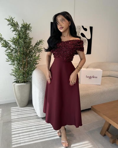 فستان عودي قصير G149