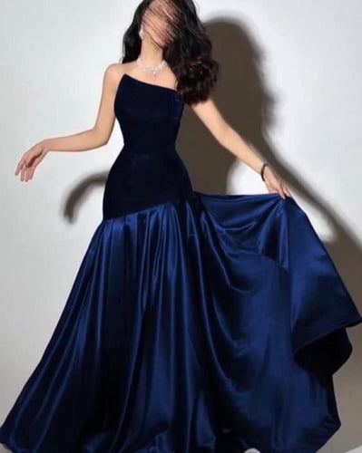 فستان كحلي سهرة