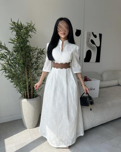 فستان ميدي دانتيل جبير G295