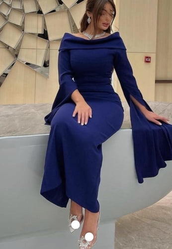 فستان نيرمين نيلي